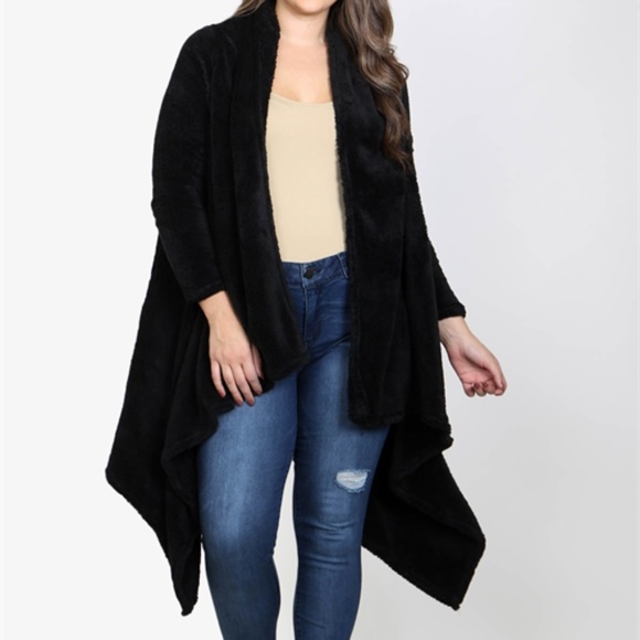 Black Cardigan Sweater - Picture 3 of 5